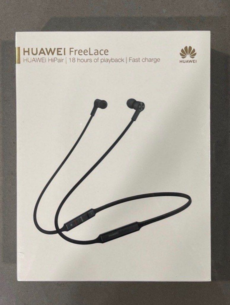 Huawei Freelace Bluetooth Earphone Audio Earphones on Carousell