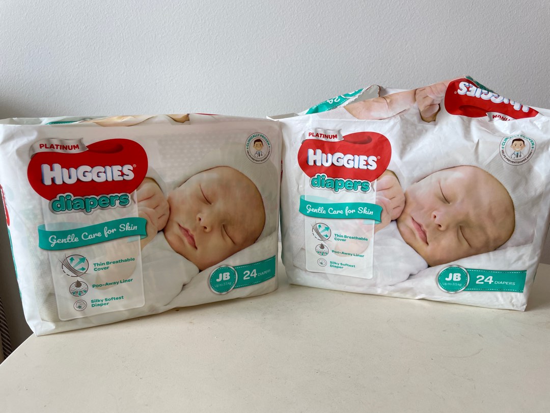 Huggies JB Diapers, Babies & Kids, Bathing & Changing, Diapers & Baby