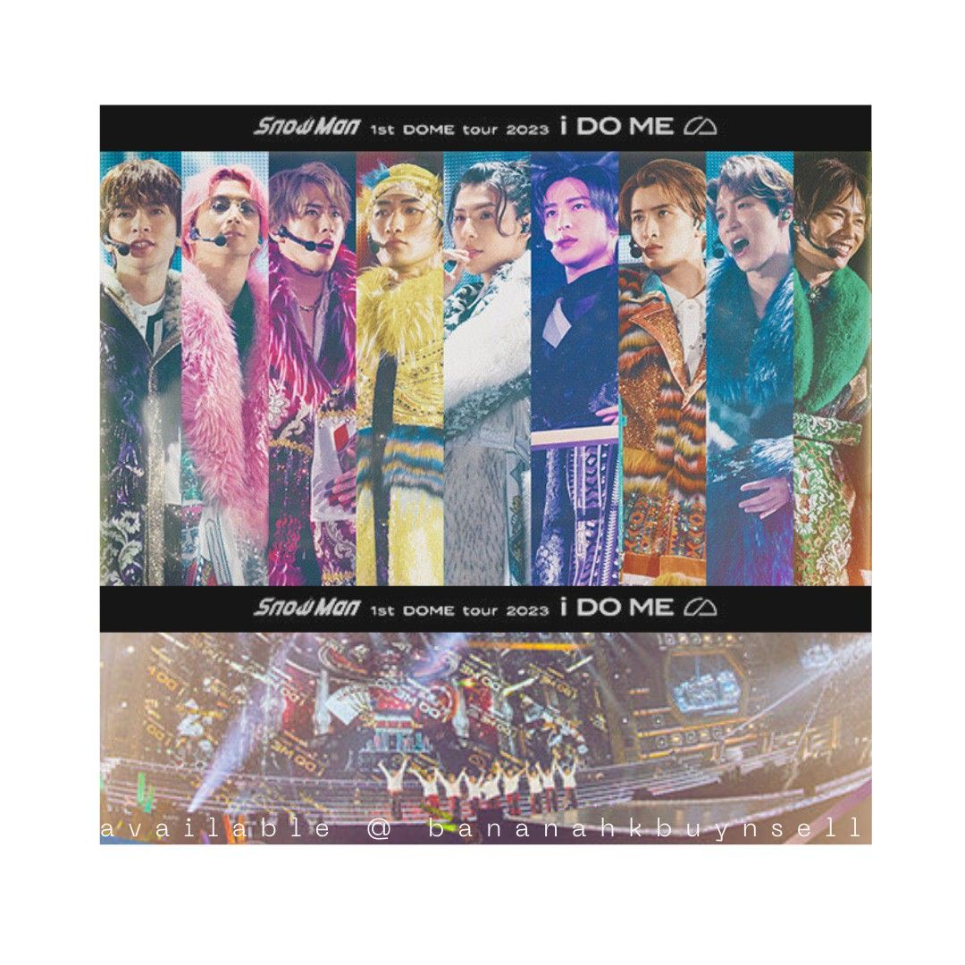 ⛄i DO ME SnowMan 控碟LIVE DVD & Blu-ray「Snow Man 1st DOME tour