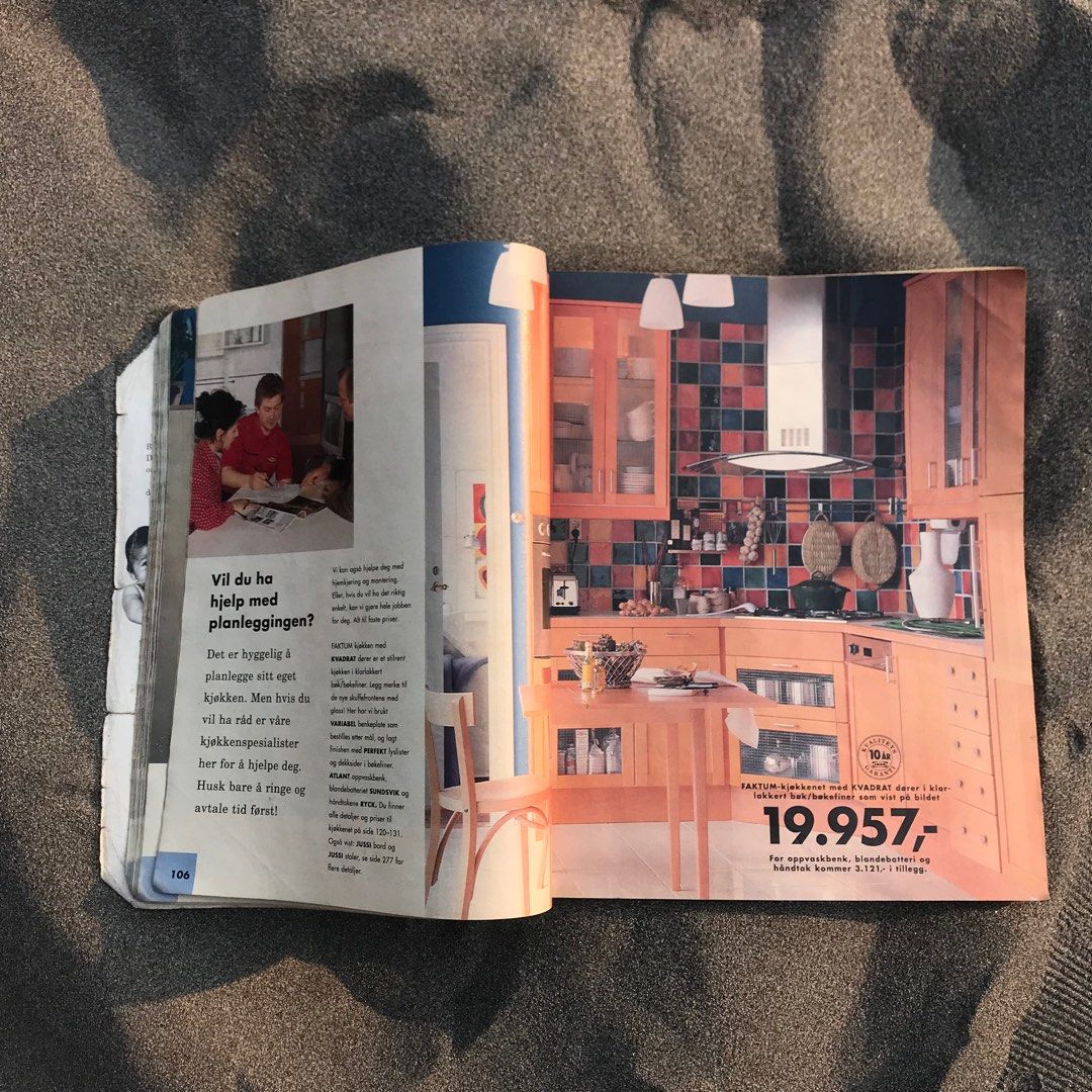 Ikea 1998 Catalogue book Ikea archive museum Full Completed Content