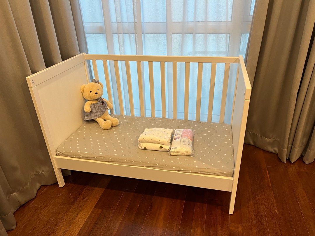 IKEA cot mattress bumper sheets Babies Kids Baby Nursery