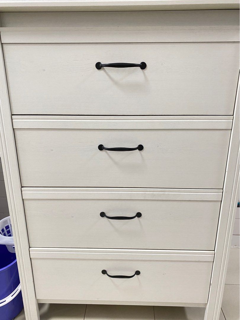 Ikea BRUSALI Chest Of 4 Drawers, Furniture & Home Living, Furniture