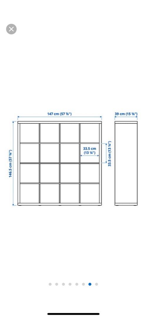 IKEA Kallax Shelving Unit 16 cubes shelving unit KALLAX Shelving unit