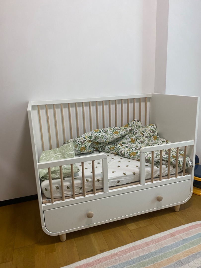 IKEA MYLLRA WHITE COT, Babies & Kids, Baby Nursery & Kids Furniture