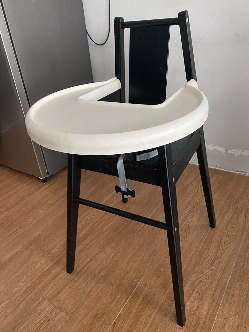 Wooden high chair deals ikea