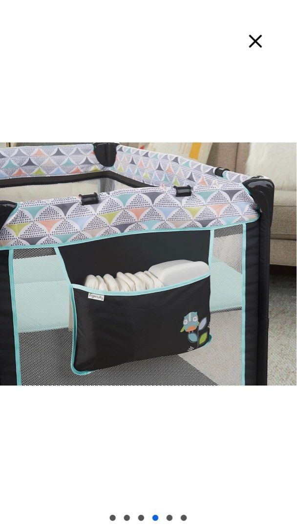 Ingenuity smart & simple travel hot sale cot bryant