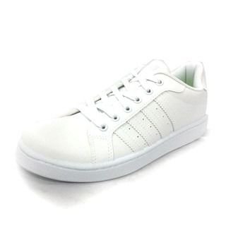INSTOCK Checker Lace up 0595B School Shoes Sneakers White Men s