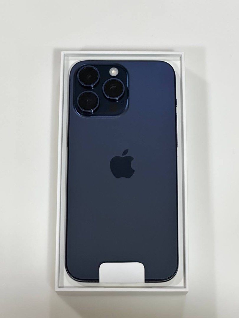 iPhone 15 Pro Max Blue Titanium 256GB, Mobile Phones & Gadgets