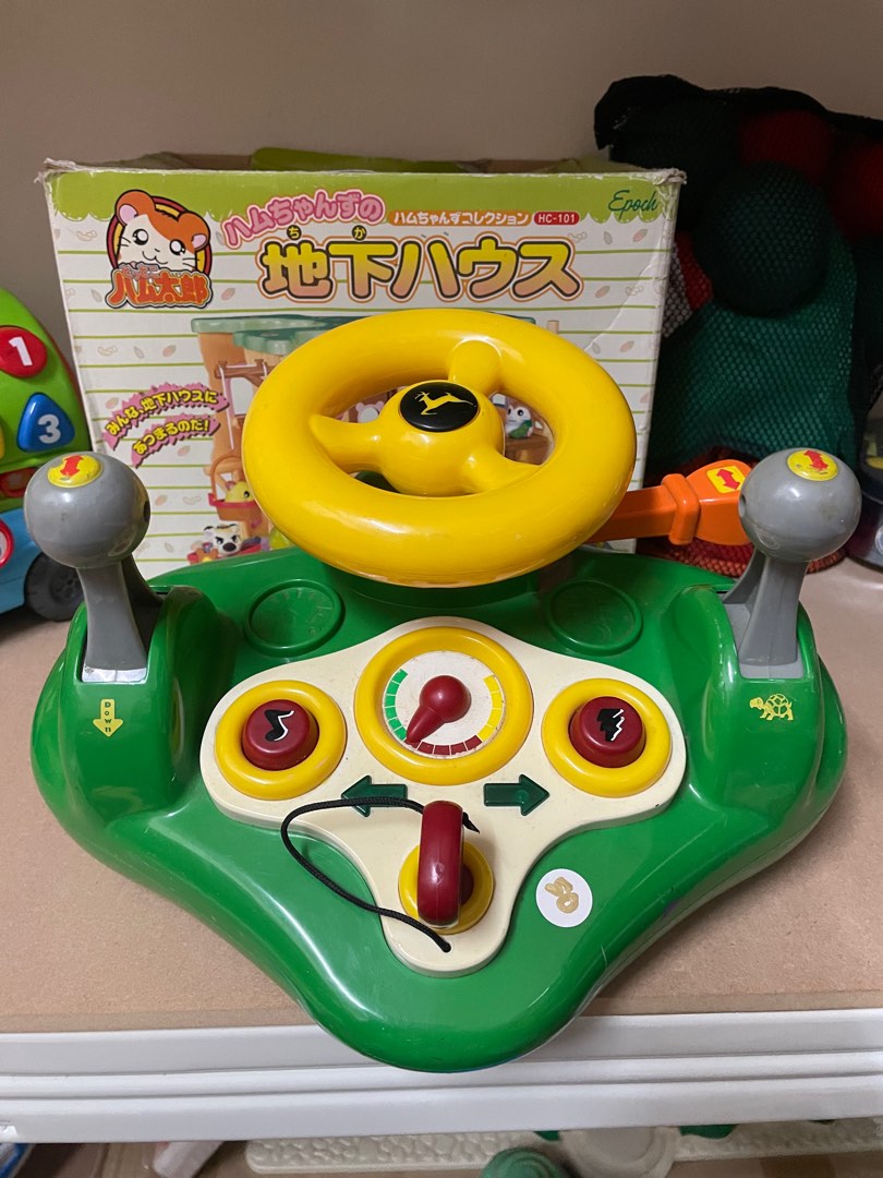 John deere steering wheel toy deals