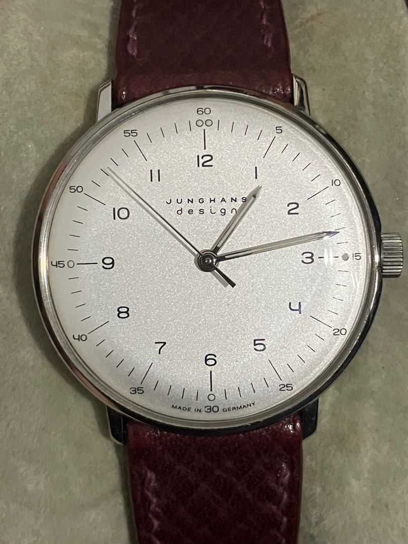 Junghans Max Bill 34mm Hand wound Mechanical Watch