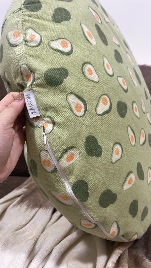 Kaison Big Avocado Round Pillow