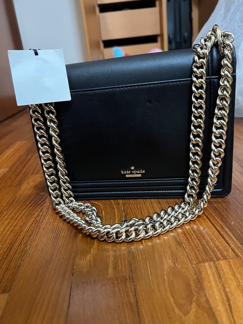 Kate spade black chain bag top