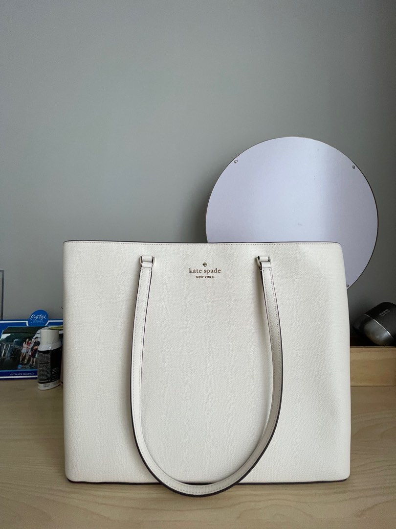 Kate spade white store bag