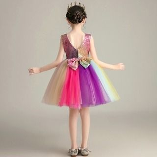 Rainbow gown for girl online