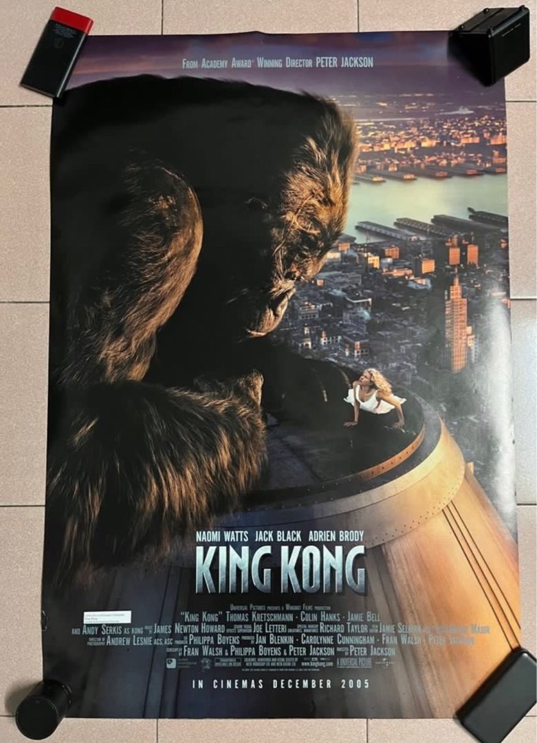 2005 King Kong Action Figures Print Ad/Poster Peter Jackson Movie Toys Promo Art