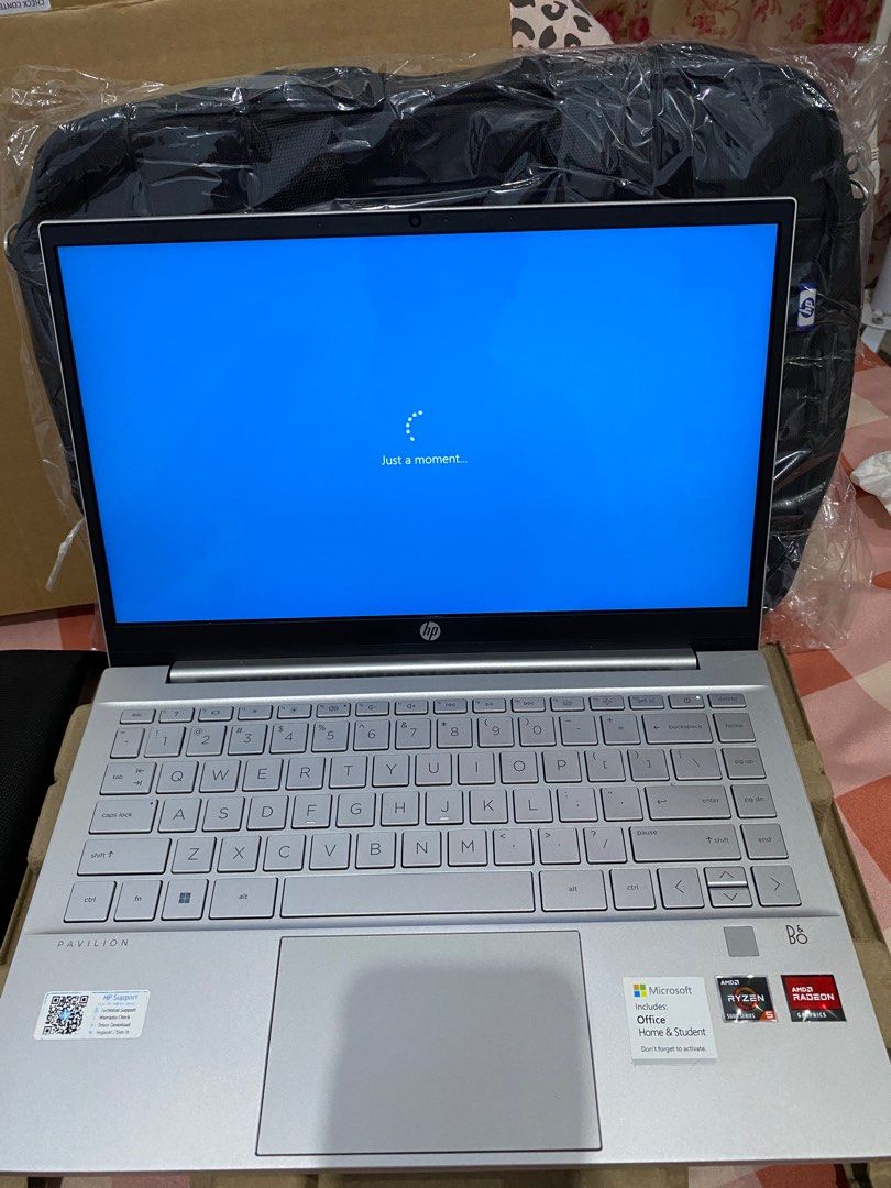 Laptop HP pavilion amd rayzen 5 5500u, Elektronik, Komputer, Laptop di ...