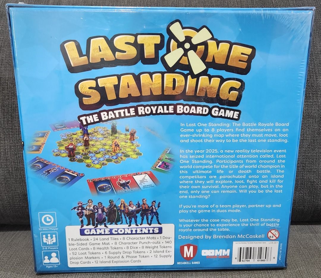 Last One Standing - The Battle Royale Board Game, Hobbies & Toys, Toys &  Games on Carousell