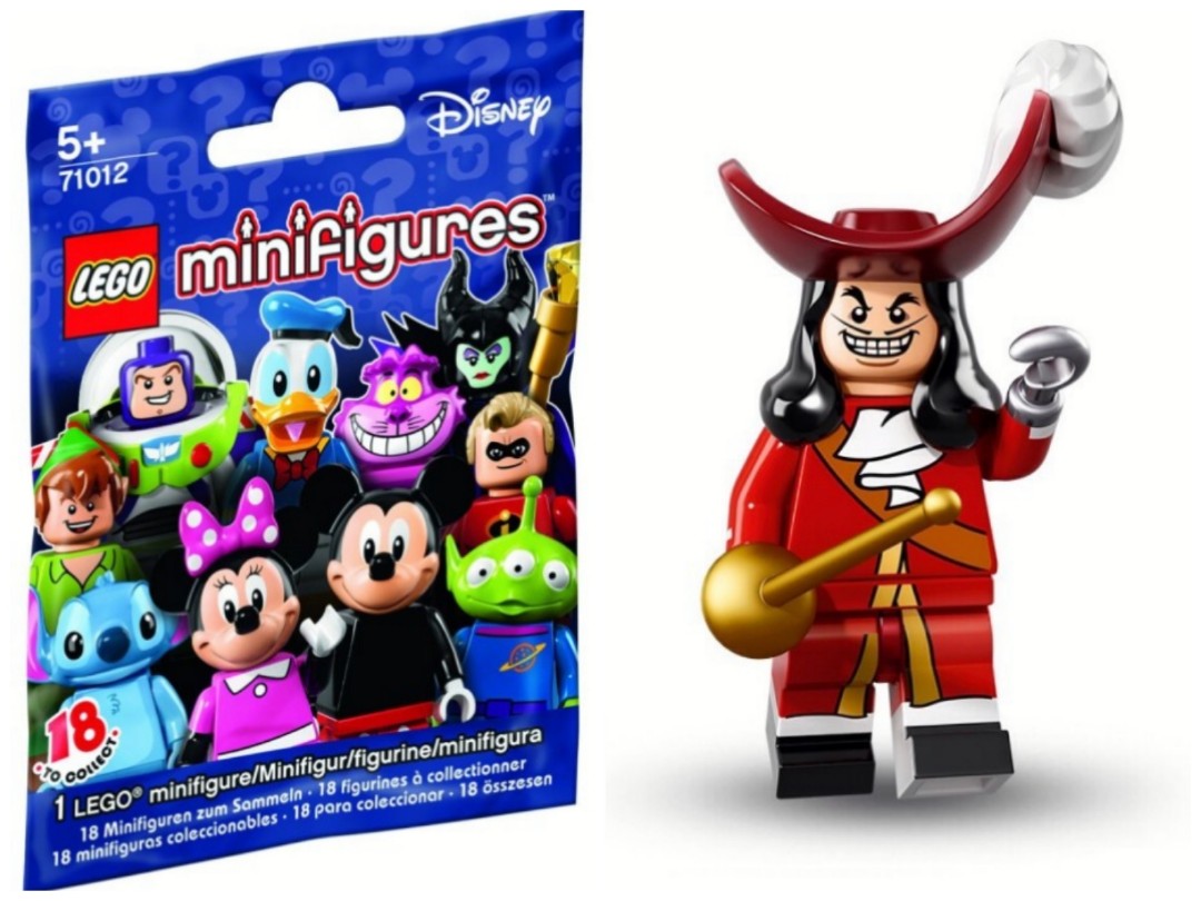 Lego 2016 71012 LEGO Minifigures - The Disney Series - No. 16 Captain Hook,  Hobbies & Toys, Toys & Games on Carousell