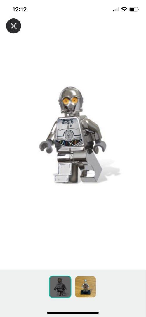 LEGO Star Wars 5000063 TC 14 Promo MiniFigure Silver Chrome