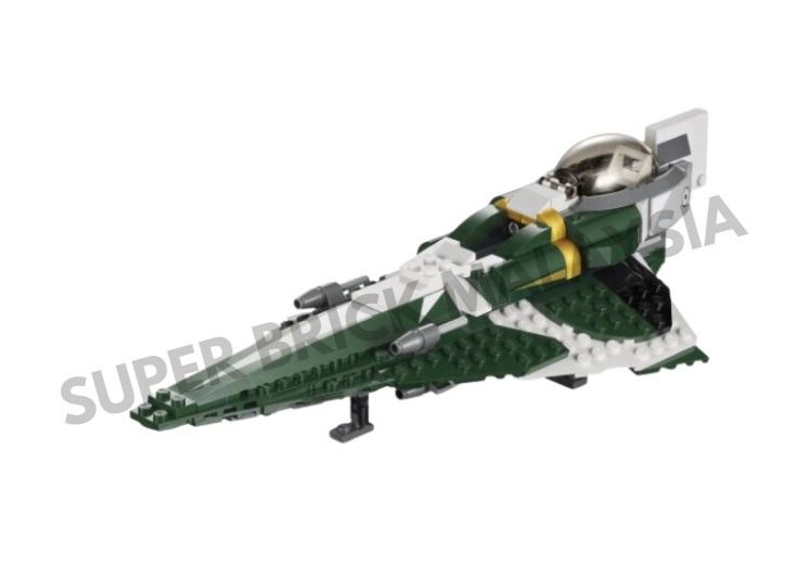 Green jedi starfighter lego store