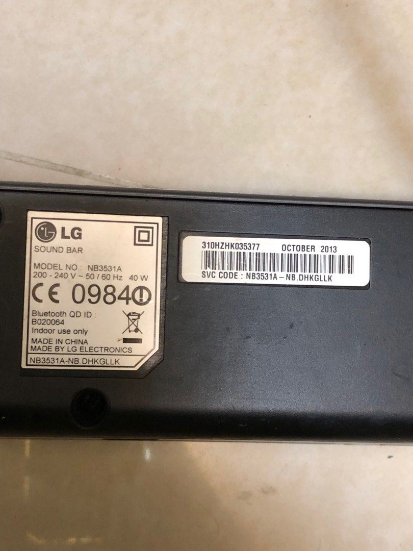 LG SoundBar NB3531A Soundbar