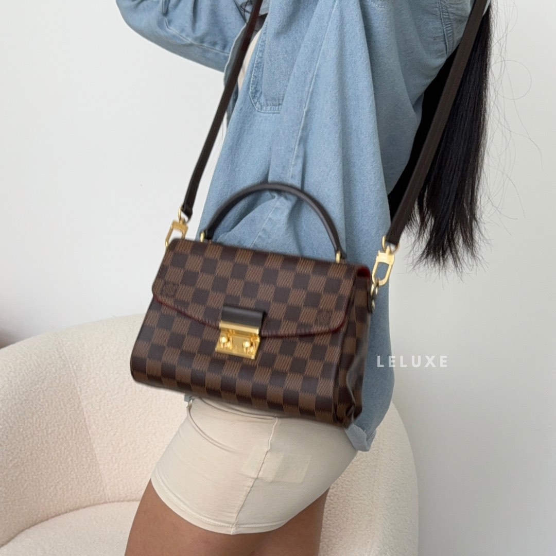 LV Handbag putih, Luxury, Bags & Wallets on Carousell