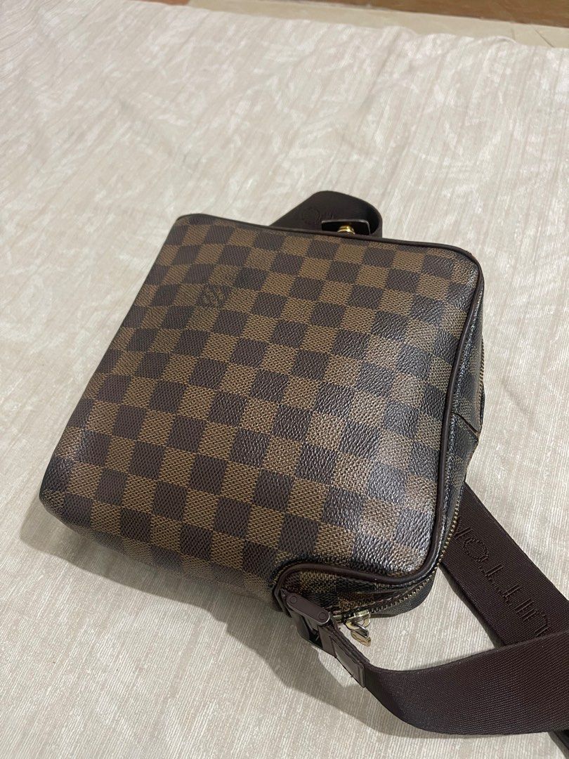 Louis Vuitton, Bags, Louis Vuitton Shoulder Bag Damier Olaf Pm Ladies  N4442 Ebene