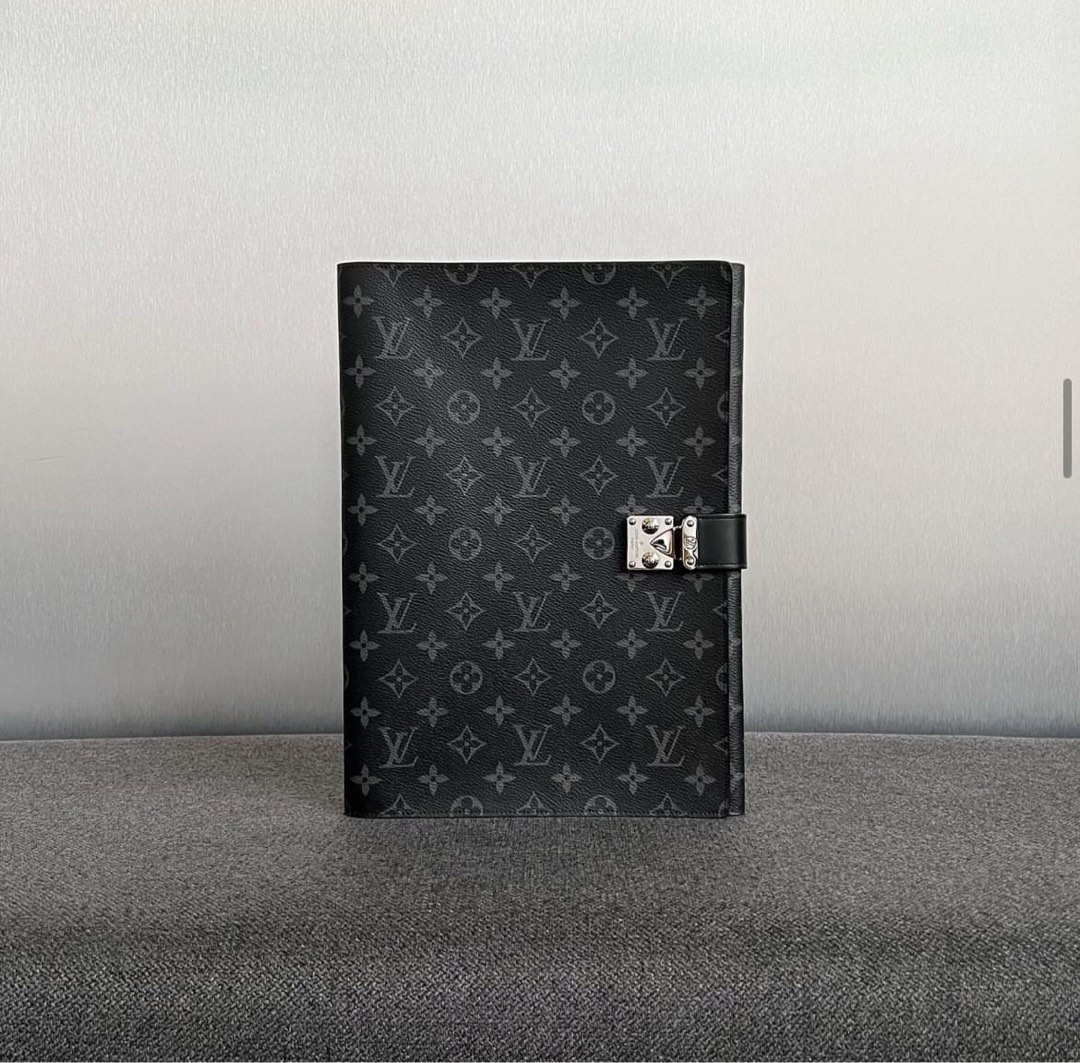 Louis Vuitton Monogram Eclipse Franck Folder - Black Portfolios & Pouches,  Bags - LOU770128