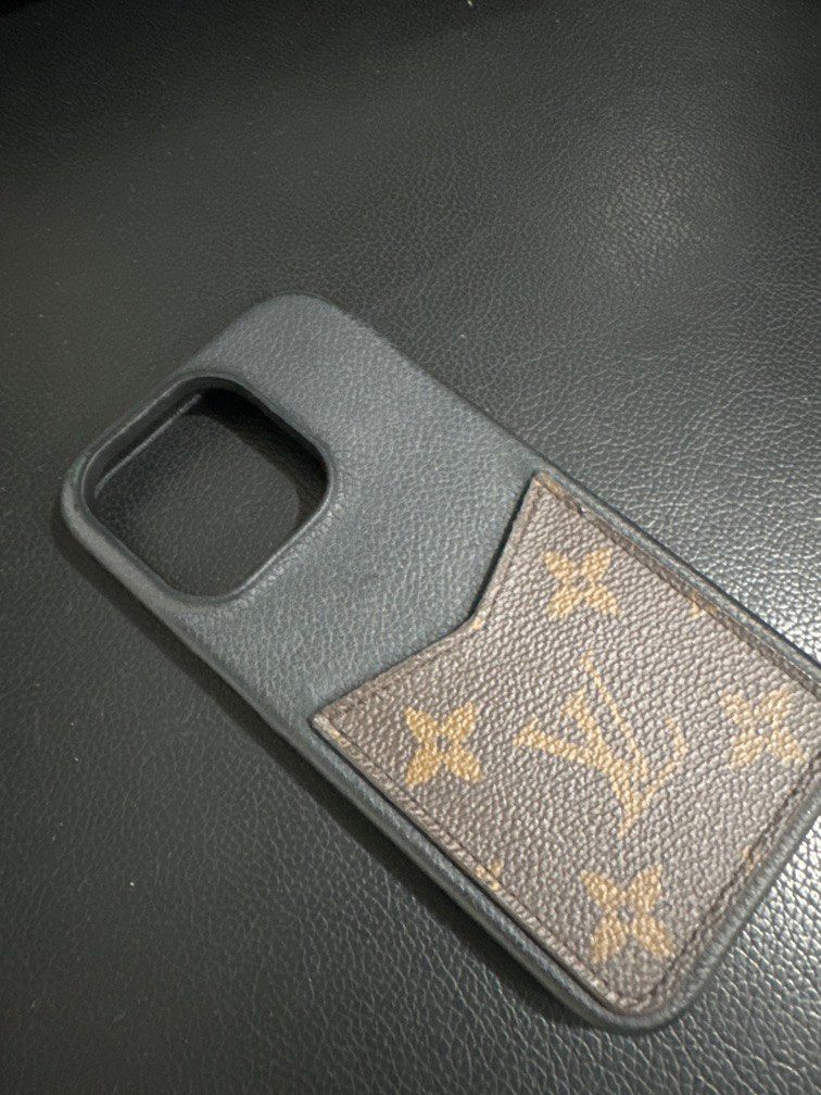 LOUIS VUITTON PARIS LV LOGO LEATHER BAG iPhone 14 Pro Max Case Cover