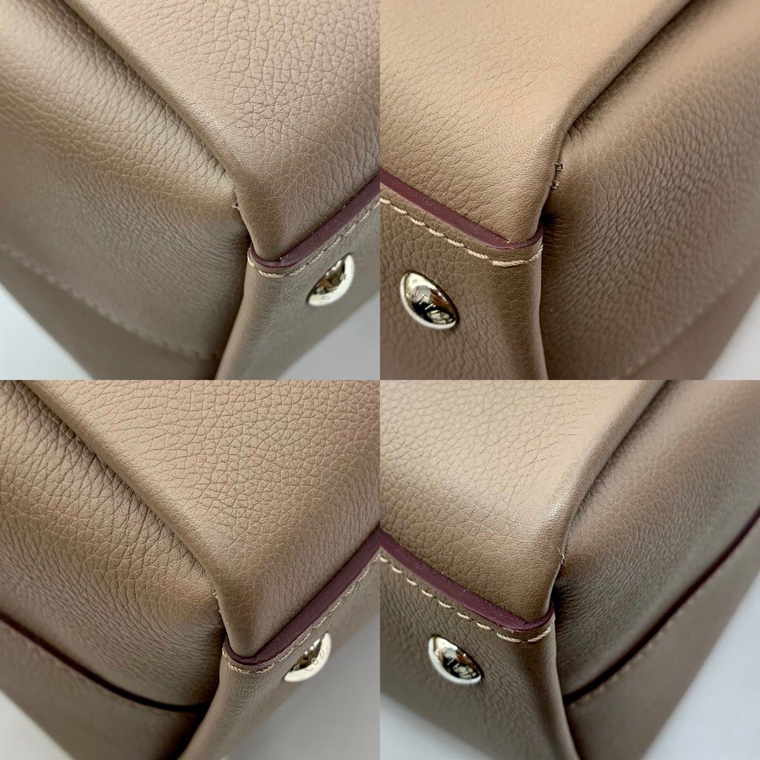Authenticated used Louis Vuitton Louis Vuitton Lock Me Tote Taupe Glace 2way Shoulder Bag Handbag Ladies Gift M54791 Ar4147, Adult Unisex, Size: (