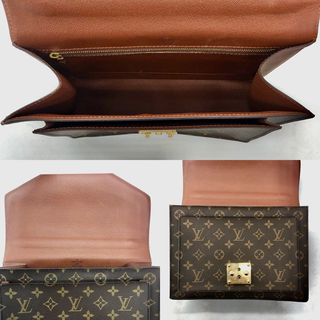 Authentic Louis Vuitton Monogram Monceau 2Way Shoulder Hand Bag M51185 LV  2540F