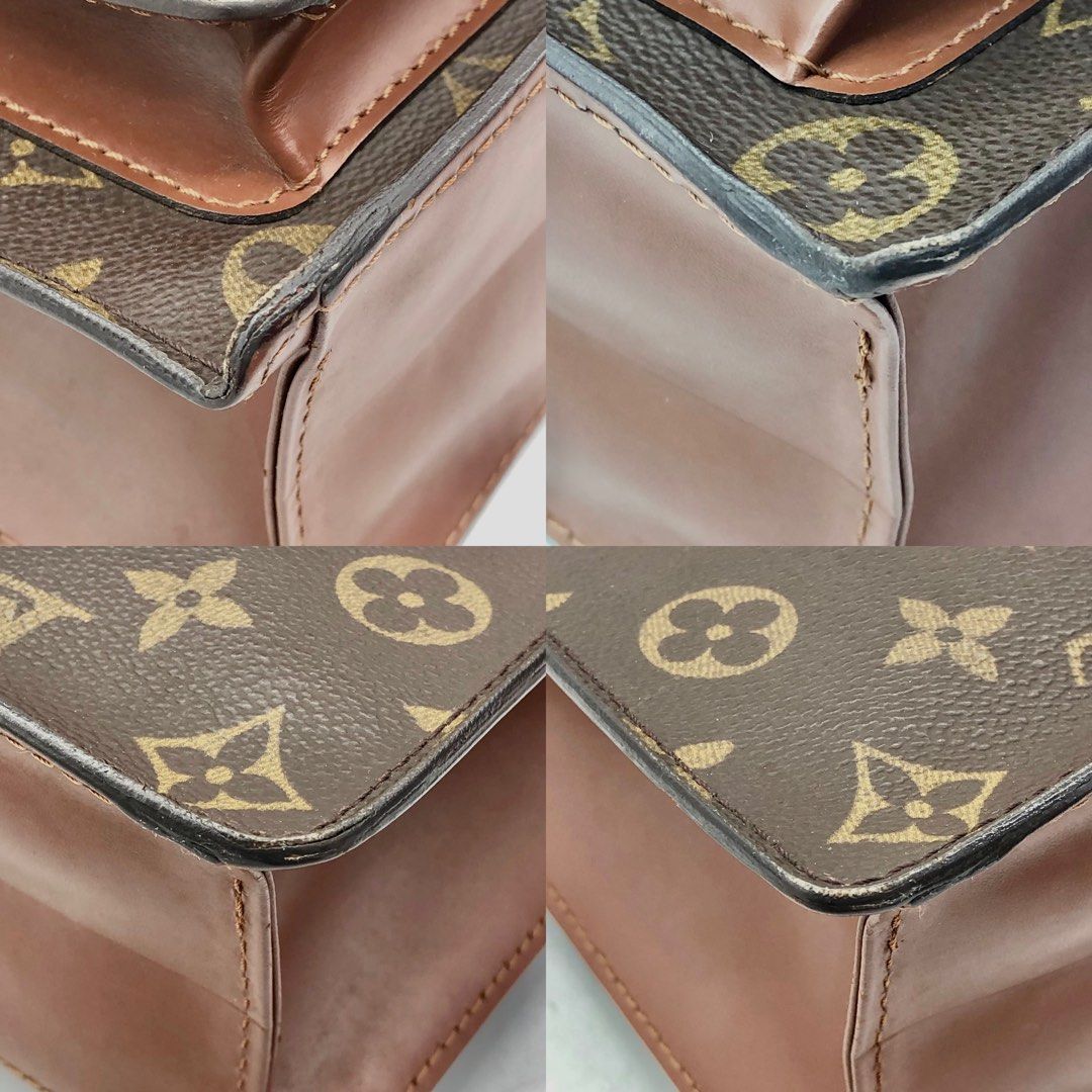 Louis Vuitton Monogram Monceau M51185 2WAY Shoulder Hand Bag Used
