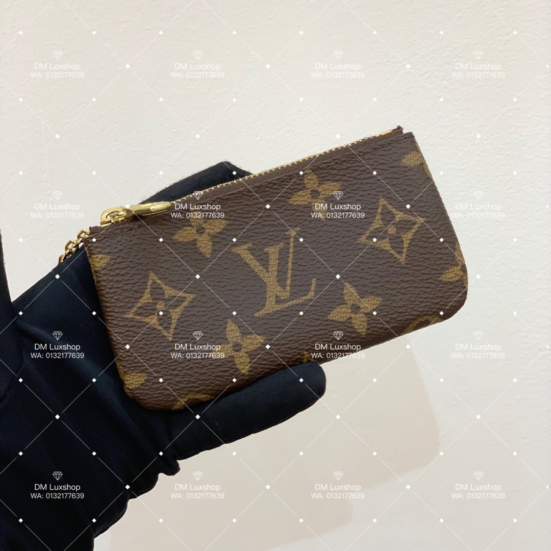 LV KEY POUCH MONOGRAM ECLIPSE, Luxury, Bags & Wallets on Carousell