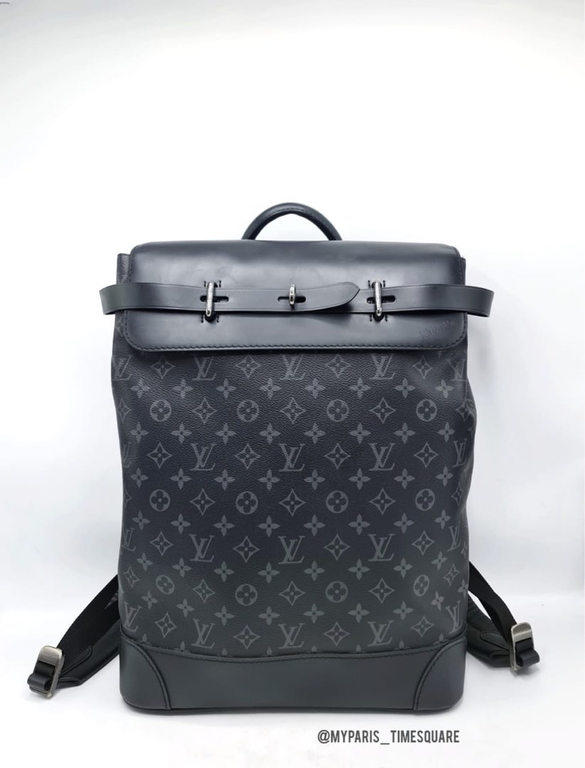 Louis Vuitton Steamer Backpack Monogram Eclipse Canvas, Luxury, Bags &  Wallets on Carousell