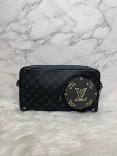 Louis Vuitton Monogram Eclipse Mini Soft Trunk Shoulder Bag M81124