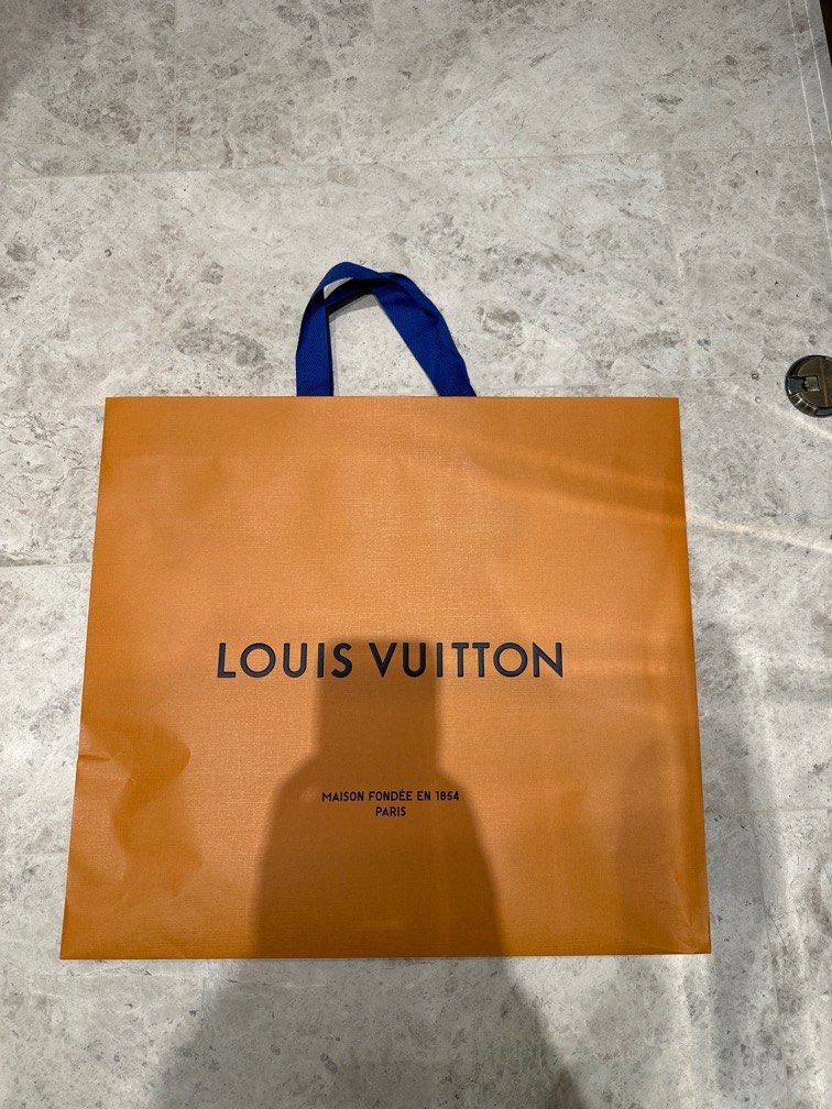 Authentic Louis Vuitton LV Paper Bag DIY Portrait, Luxury, Accessories on  Carousell