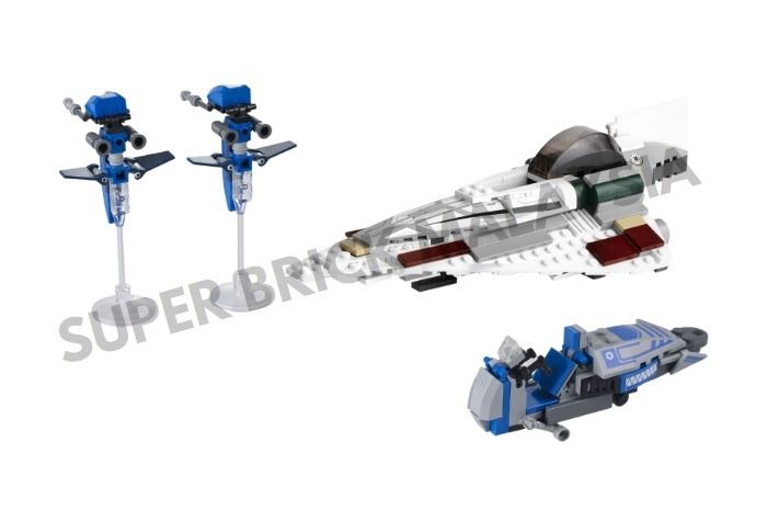 LEGO STAR WARS 7868 SET Mace Windu s Jedi Starfighter 100
