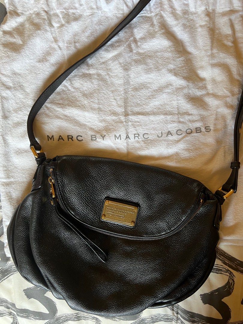 Marc by Marc Jacobs Black Leather Classic Q Natasha Crossbody Bag Marc by  Marc Jacobs