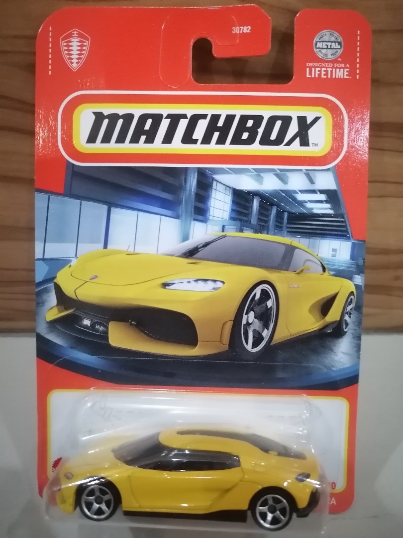 Matchbox 2024 MBX Showroom 2021 Koenigsegg Gemera Yellow, Hobbies