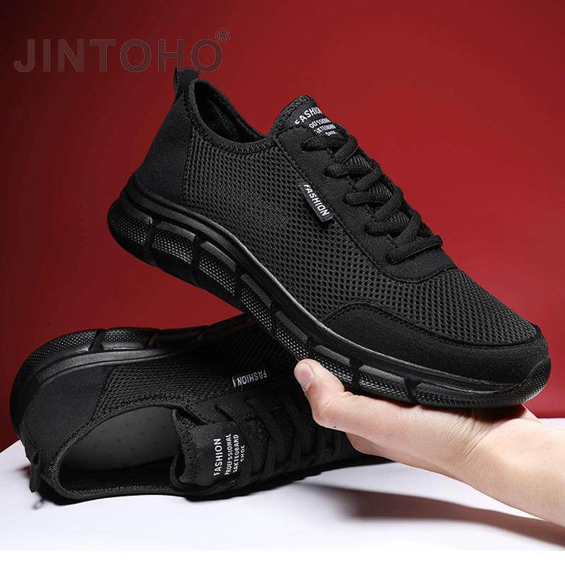 Mens casual online black shoes
