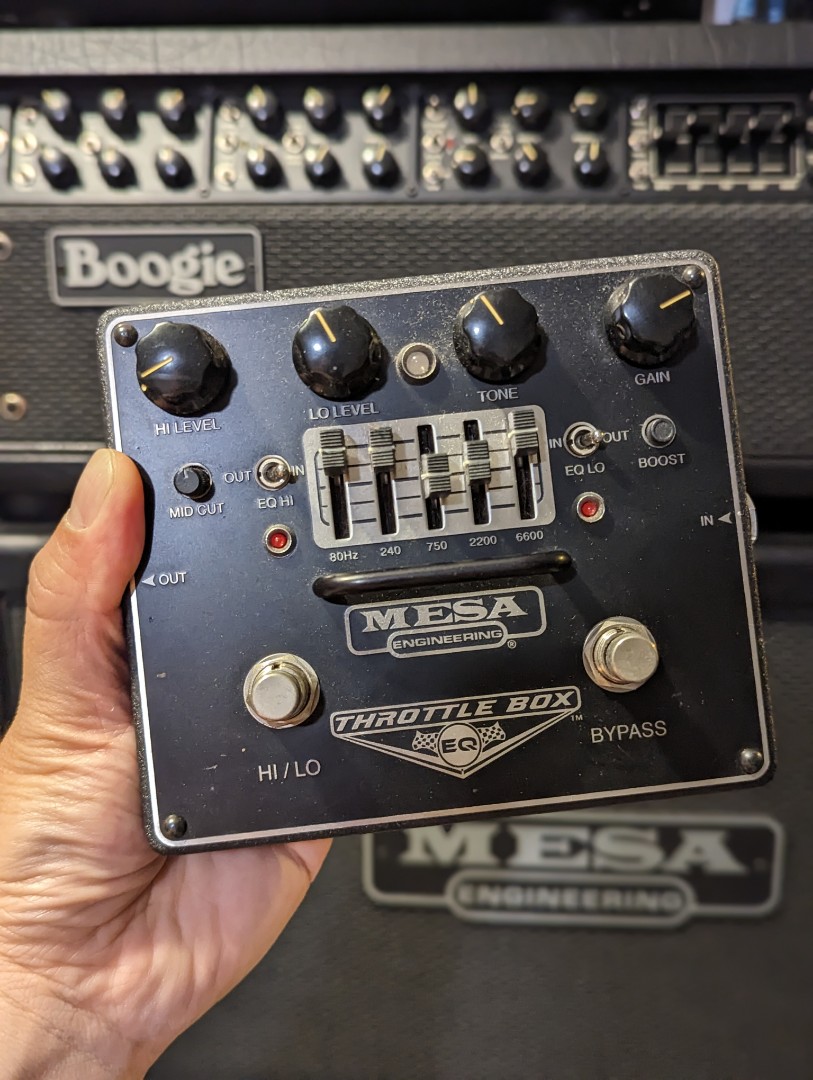 MESA Boogie throttle box eq guitar pedal, 興趣及遊戲, 音樂、樂器