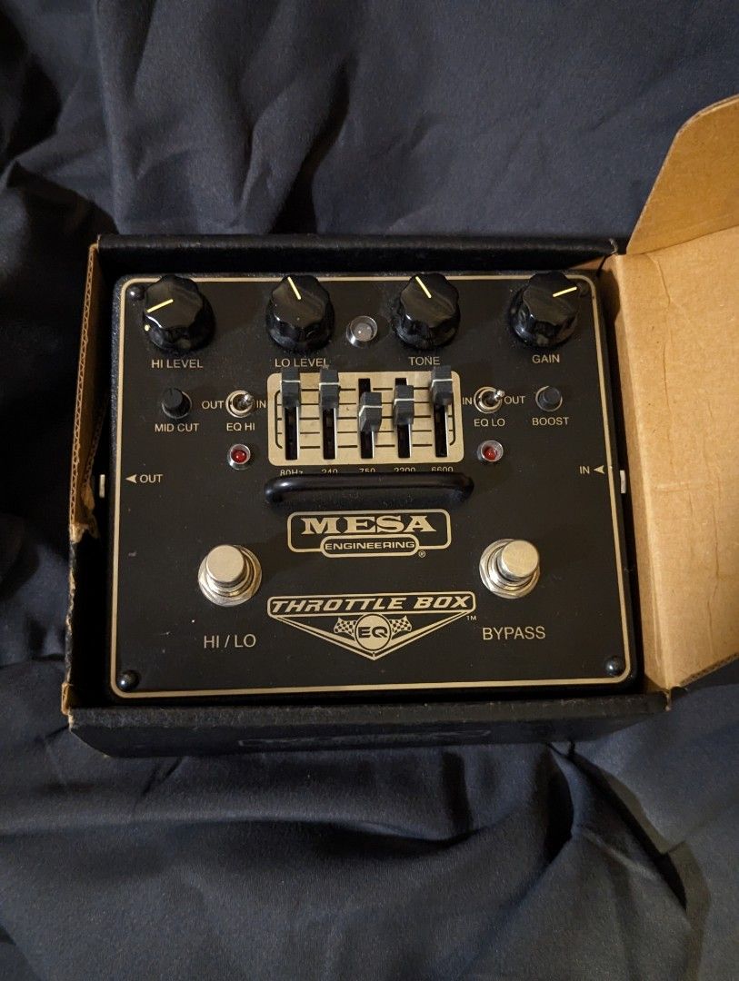 MESA Boogie throttle box eq guitar pedal, 興趣及遊戲, 音樂、樂器