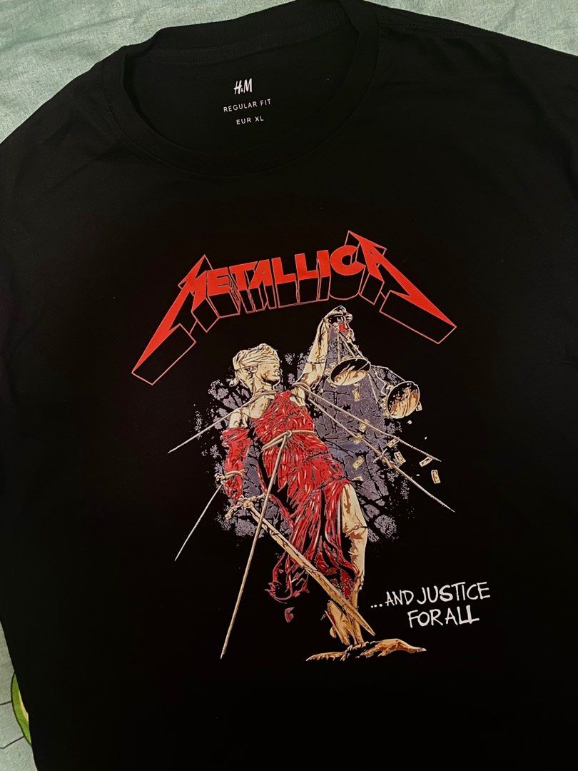 Metallica tee, Men's Fashion, Tops & Sets, Tshirts & Polo Shirts