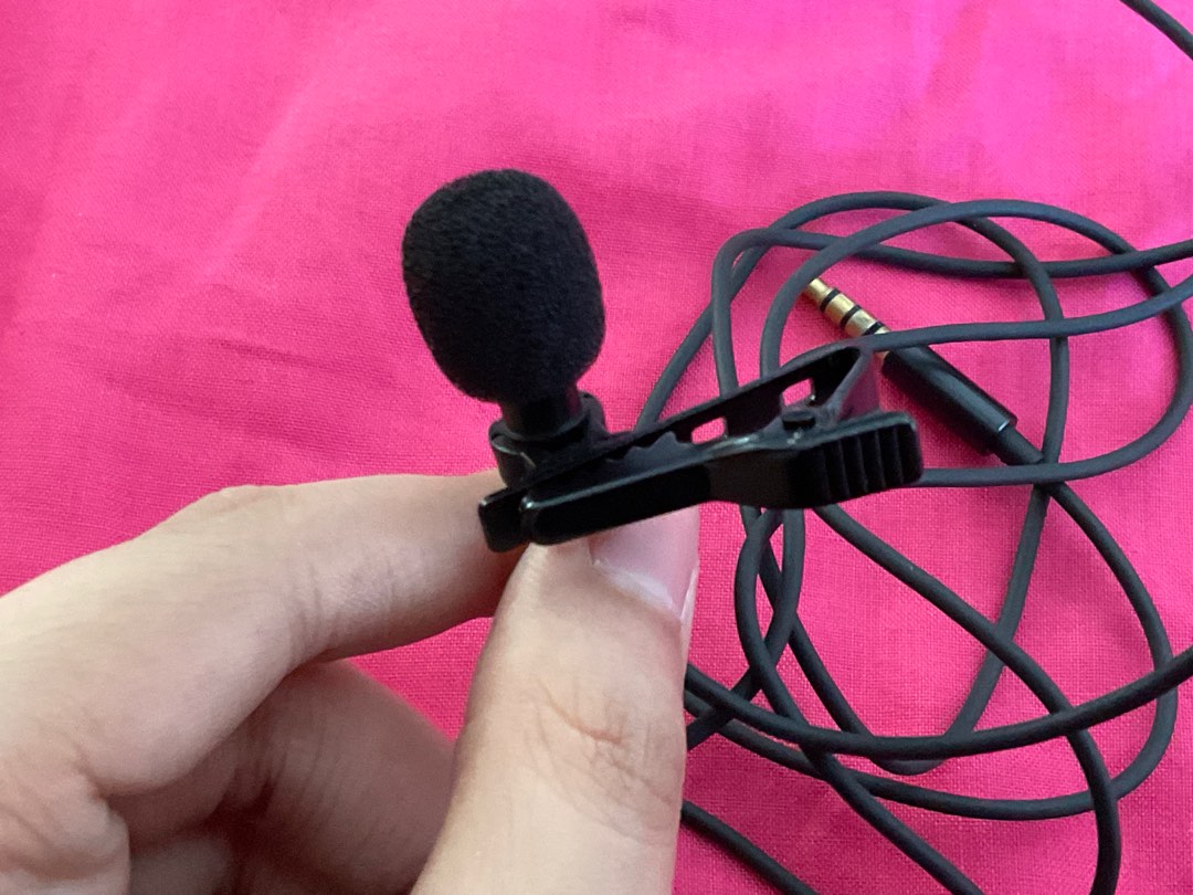 Mic microphone small clip on microphone mini microphone with headphone