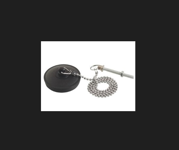 SHOWY ”MILAN” 1-1/4” PLUG & CHAIN WASTE RUBBER STOPPER - AHT1602.3 ...
