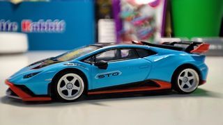 MINI GT 1/64 LB☆WORKS Lamborghini Huracán GT Arancio Borealis - RHD - Tiny  微影