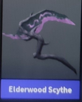 Mm2 elderwood scythe for robux, Video Gaming, Video Games, Others on  Carousell