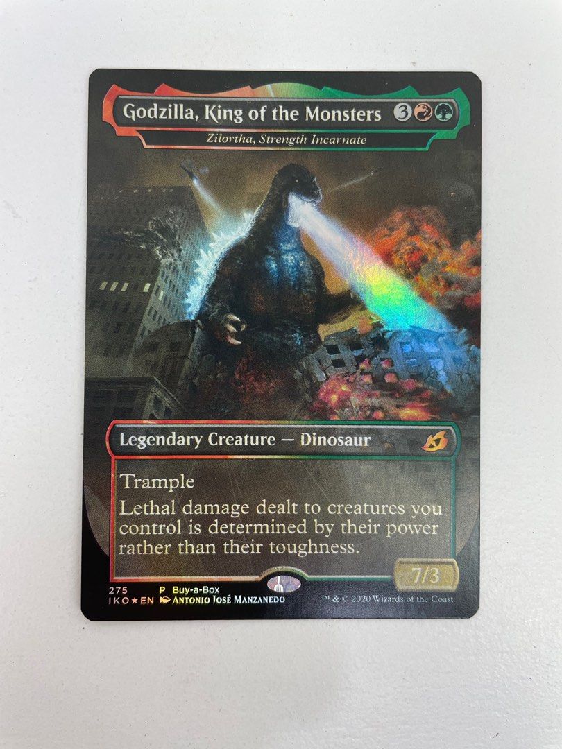 MTG Godzilla King of Monsters Zilortha, Strength Incarnate Foil promo Mtg mint, Hobbies & Toys, Toys & Games on Carousell MTG Godzilla King of Monsters Zilortha, Strength Incarnate Foil promo Mtg mint, Hobbies & Toys, Toys & Games on Carousell