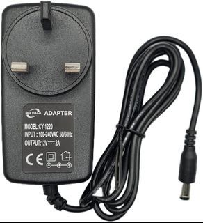 kenable DC Power Splitter 2 way Adapter 2.1mm CCTV 12V PSU to 2 Cam
