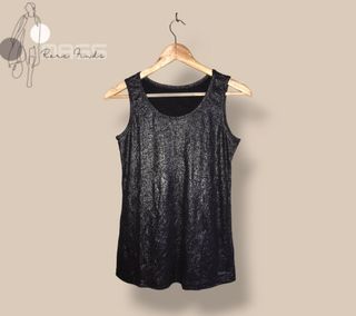 NATHALIE CHAIZE sparkly tank top/party top
